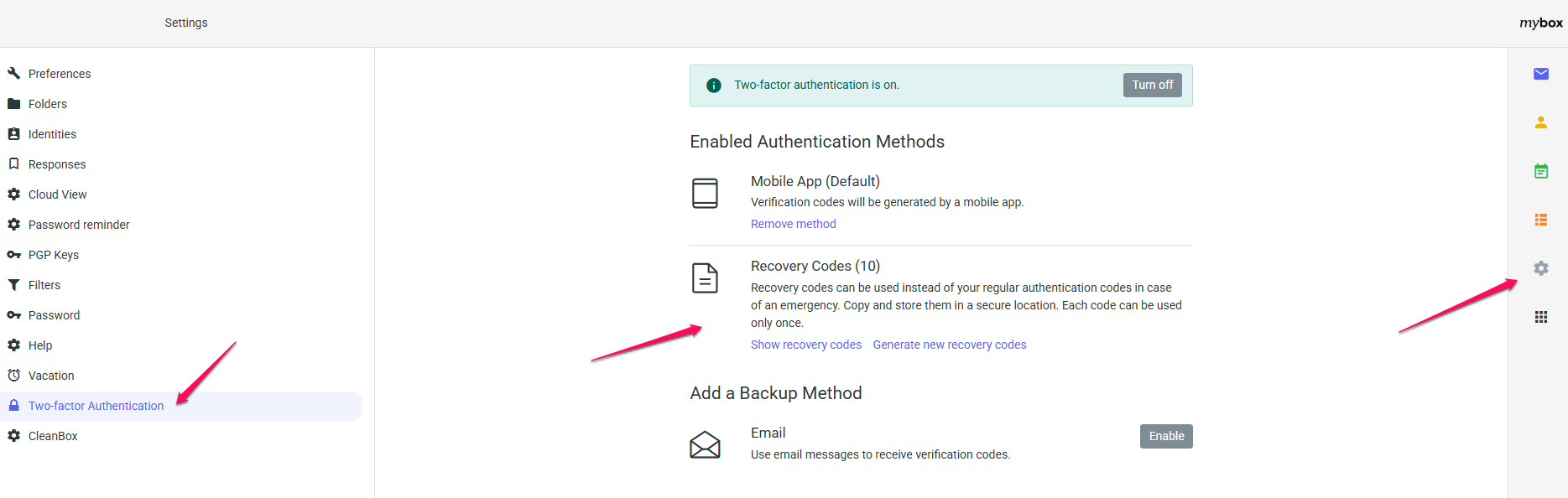 Where can I download backup 2FA two-step verification codes? - Help ...