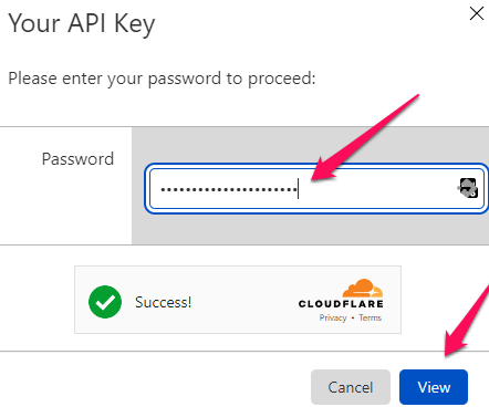 How do I get a global API key in Cloudflare? - Help mybox.com